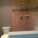 WALL REMOVED MAKE OPEN READY FOR GLASS ENCLOSURE