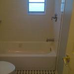 ORIGINAL SUB WAY TILE BATH TUB AND NEW TILE