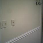 WAINSCOTTING AND CHAIR RAIL PAINTED 