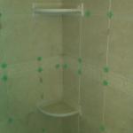 SMALL CORNER SHOWER WORK IN PROGRESS