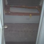 ROUGH-IN NEW STEEL TUB WITH CEMENT BOARD