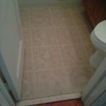 BASIC FLOOR TILE MATCHING TUB SURROUND